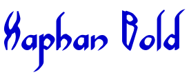 Xaphan Bold шрифт
